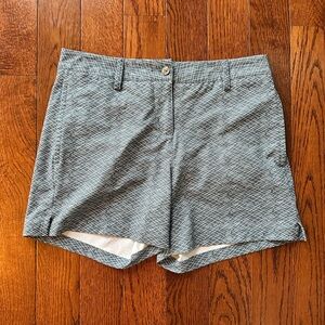 Puma Women's blue and White Patterned Shorts